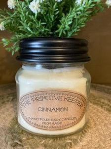 Soy Candle Square Jar - Cinnamon