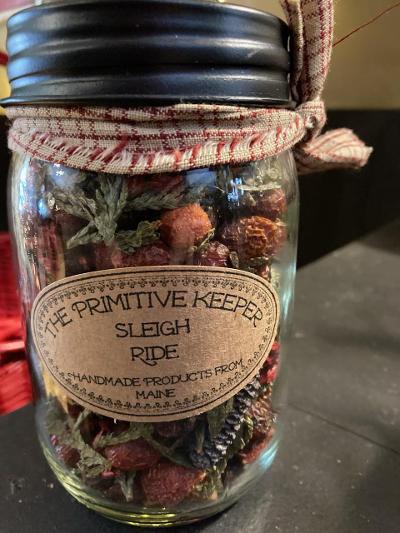Sleigh Ride Potpourri Gift Jar