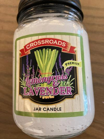 Lemongrass Lavender Candle Crossroads