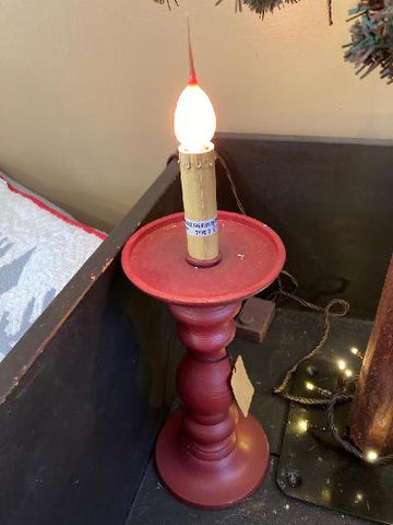 Candlestick Lamp - Red