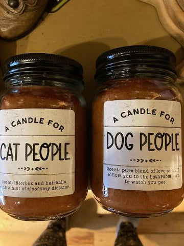 Candle for DOG People and CAT People