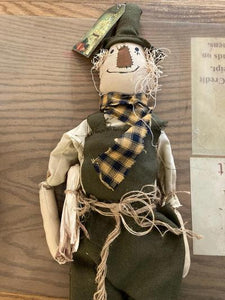 Scarecrow - Green w/ Checked Scarf