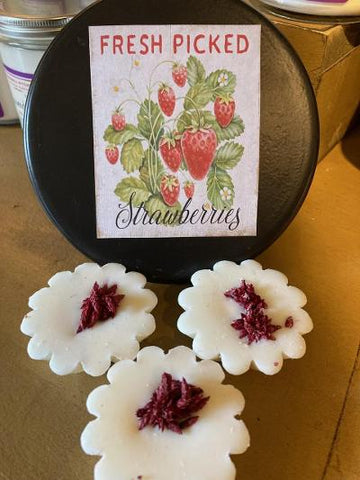Soy Melting Tarts - Fresh Picked Strawberries