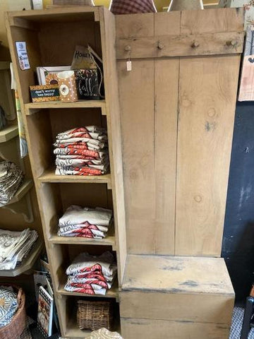 Mudroom Cupboard - Valley Forge Mustard (NOT AVAILABLE FOR SHIPPING)
