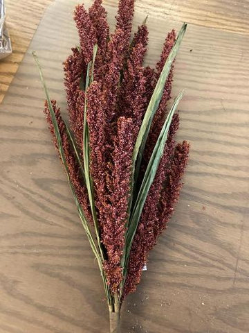 BURNT ORANGE HEATHER BUSH - 24"