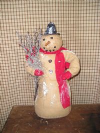 Snowman With Tophat