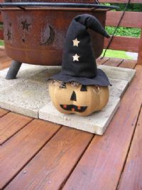 Pumpkin/Witch Tablehead