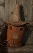 Scarecrow with hat