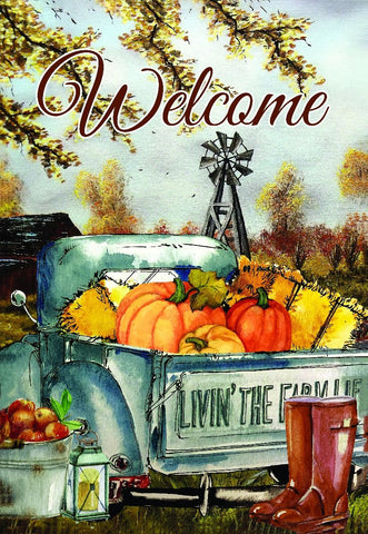Welcome Truck House Flag