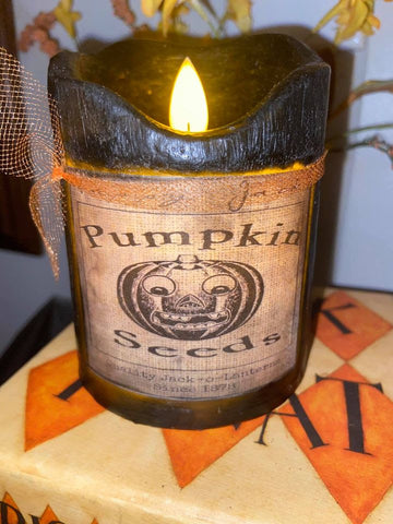 Pumpkin Seeds Candle Pillar