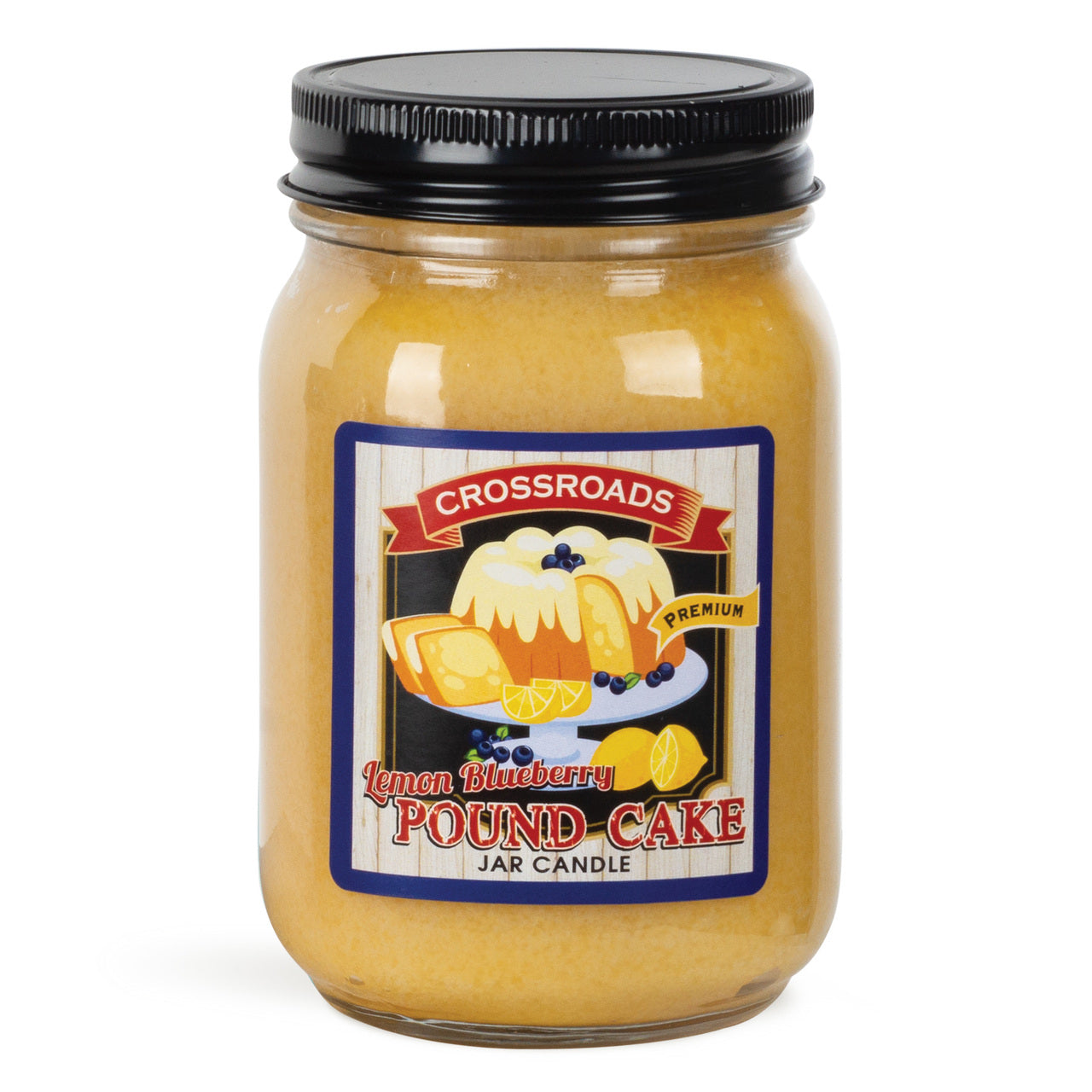 Lemon Blueberry Pound Cake - 12 oz. Pint Candle