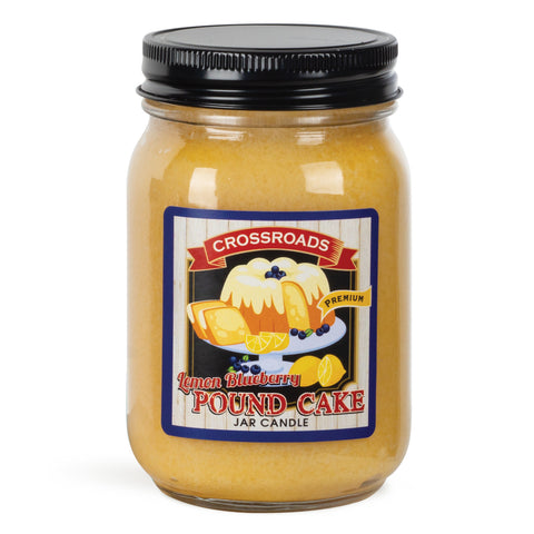 Lemon Blueberry Pound Cake - 12 oz. Pint Candle
